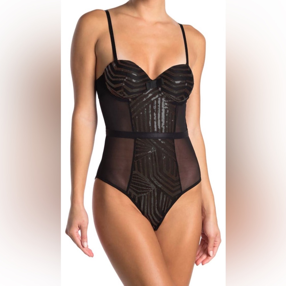 Secret Lace sequined body suit